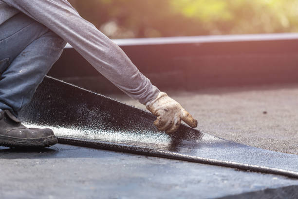 Professional Waterproofing technician working in Gaston, IN